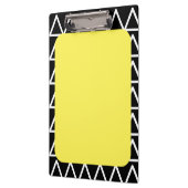 Modern geometrisch monogram klembord (Links)