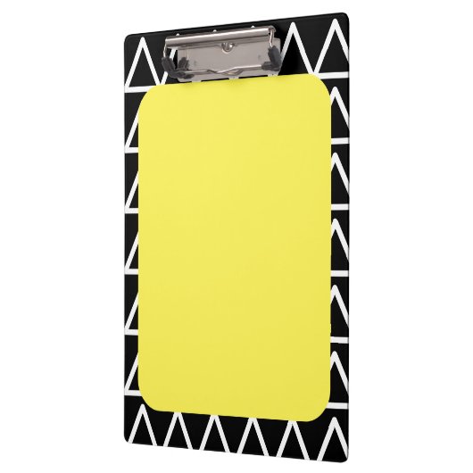 Modern geometrisch monogram klembord (Links)