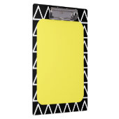 Modern geometrisch monogram klembord (Rechts)