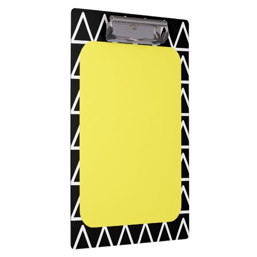 Modern geometrisch monogram klembord (Rechts)