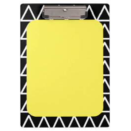 Modern geometrisch monogram klembord