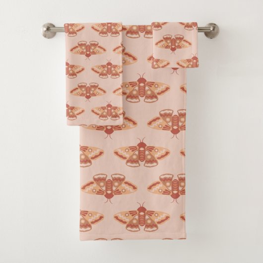 Modern geometrisch motpatroon bad handdoek (Insitu)
