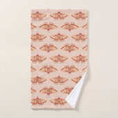 Modern geometrisch motpatroon bad handdoek (Handdoek)