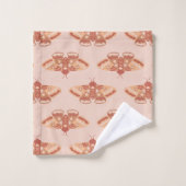 Modern geometrisch motpatroon bad handdoek (Wasdoekje)