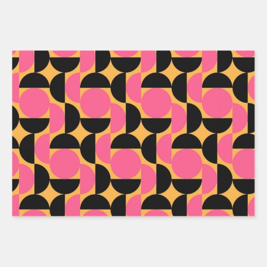 Modern geometrisch ontwerp inpakpapier vel (Voorkant 2)