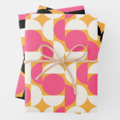 Modern geometrisch ontwerp inpakpapier vel (In situ)