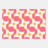 Modern geometrisch ontwerp inpakpapier vel (Voorkant)