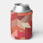 Modern geometrisch patroon blikjeskoeler (Blikje Voorkant)