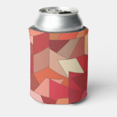 Modern geometrisch patroon blikjeskoeler (Blikje Achterkant)