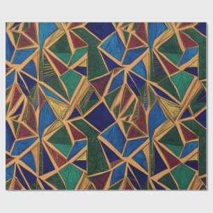 Modern geometrisch patroon cadeaupapier