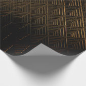 Modern geometrisch patroon cadeaupapier (Hoek)