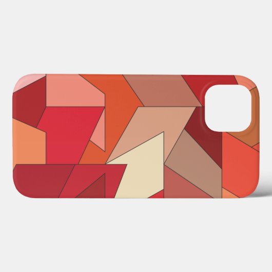 Modern geometrisch patroon Case-Mate iPhone case (Achterkant (horizontaal))