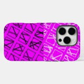 Modern geometrisch patroon Case-Mate iPhone case (Achterkant (horizontaal))