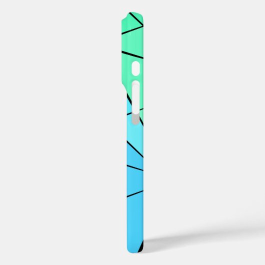 Modern geometrisch patroon Case-Mate iPhone case (Achterkant / Links)