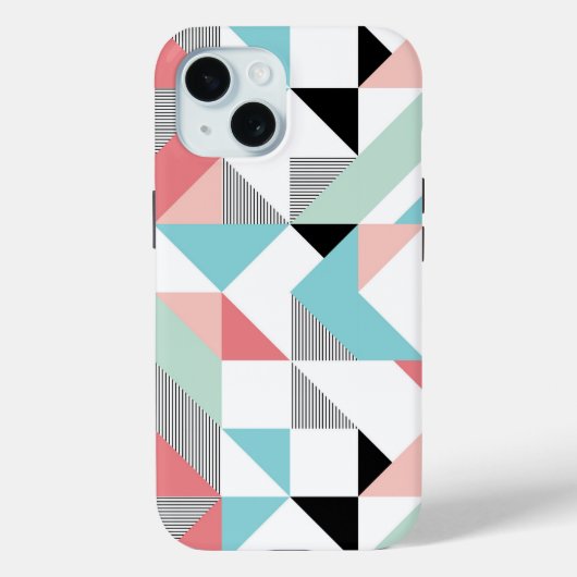 Modern geometrisch patroon Case-Mate iPhone case (Achterkant)