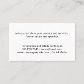 Modern geometrisch patroon | Driehoeken Visitekaartje (Achterkant)