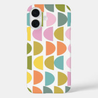 Modern geometrisch patroon in Cute Spring Colors