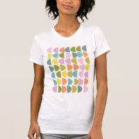 Modern geometrisch patroon in Cute Spring Colors