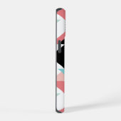 Modern geometrisch patroon iPhone 15 case (Rechterkant)