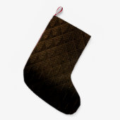 Modern geometrisch patroon kleine kerstsok (Voorkant (Hangend))