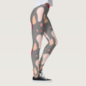 Modern geometrisch patroon leggings (Rechts)
