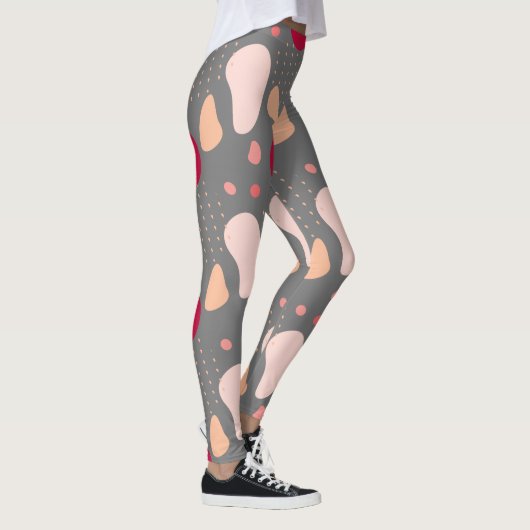 Modern geometrisch patroon leggings (Rechts)
