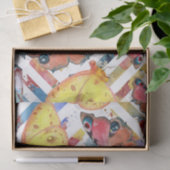 Modern geometrisch patroon met buistraten tissuepapier (Geschenk)