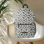 Modern geometrisch patroon met metalen accenten bedrukte rugzak<br><div class="desc">Modern Geometric Pattern Printed Backpack - Verhoog uw stijl met onze Modern Geometric Pattern Backpack, een mix van hedendaags design en functionaliteit. Deze slanke rugzak heeft een opvallende zwart-wit geometrische print die zowel in het oog springt als veelzijdig is, waardoor hij ideaal is voor elke gelegenheid - van school en...</div>