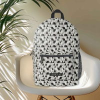 Modern geometrisch patroon met metalen accenten