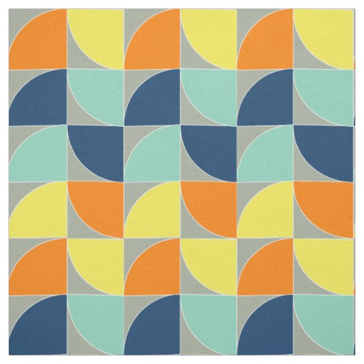 Modern geometrisch patroon met middelmatige midden stof (Swatch)