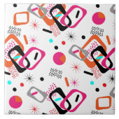 Modern geometrisch patroon met middelmatige midden tegeltje (Voorkant)