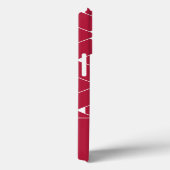 Modern geometrisch patroon met stermonogram Case-Mate iPhone case (Achterkant / Rechts)