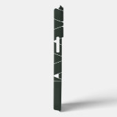 Modern geometrisch patroon met stermonogram Case-Mate iPhone case (Achterkant / Rechts)