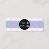 Modern geometrisch patroon mini visitekaartje (Voorkant)