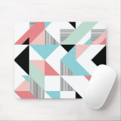 Modern geometrisch patroon muismat (Met muis)