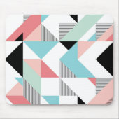 Modern geometrisch patroon muismat (Voorkant)