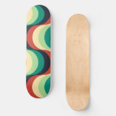 Modern geometrisch patroon persoonlijk skateboard (Voorkant)