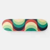 Modern geometrisch patroon persoonlijk skateboard (Horizontaal)