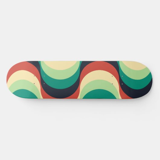 Modern geometrisch patroon persoonlijk skateboard (Horizontaal)