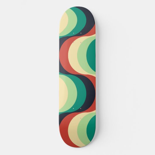 Modern geometrisch patroon persoonlijk skateboard (Voorkant)