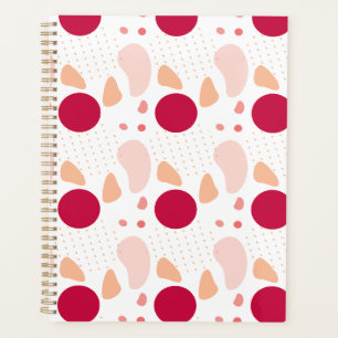 Modern geometrisch patroon. planner