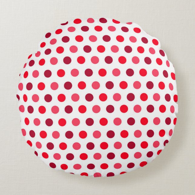 Modern Geometrisch Patroon Rond Kussen (Voorkant)