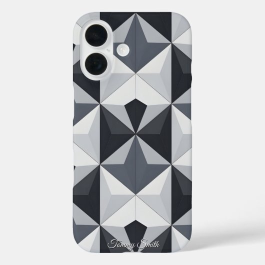 Modern geometrisch patroon - slank en stijlvol Case-Mate iPhone case (Achterkant)