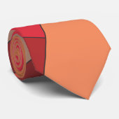 Modern geometrisch patroon stropdas (Opgerold)