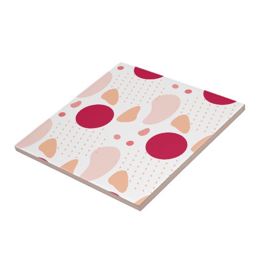 Modern geometrisch patroon tegeltje (Zijkant)