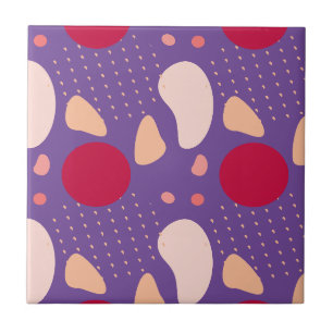 Modern geometrisch patroon tegeltje