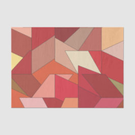 Modern geometrisch patroon tissuepapier