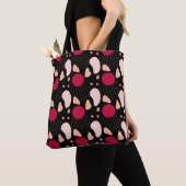 Modern geometrisch patroon tote bag (Dichtbij)