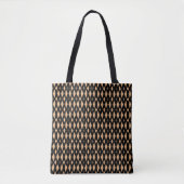 Modern geometrisch patroon tote bag (Voorkant)