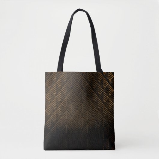 Modern geometrisch patroon tote bag (Voorkant)